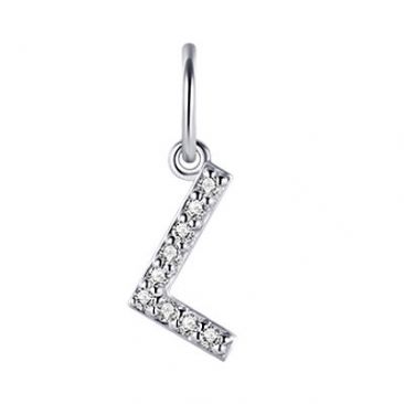 Pendentif L argent oxydes Stepec - P1080/L