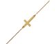 18K BRAC MOTIF CROIX TOUT OR RI A 14CM