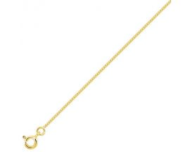Chaine maille gourmette or - G35