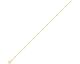 Collier or maille forçat avec boules - 9K573.3