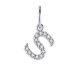 Pendentif S argent oxydes Stepec - P1080/S