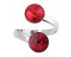 Bague argent Indicolite - BAGDUO227