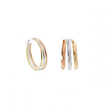 Boucles d'oreilles créoles or Lucas Lucor - XCRE115