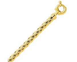 Collier or maille palmier - 2315-45