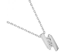 Collier empierré argent - ASCM76Z40