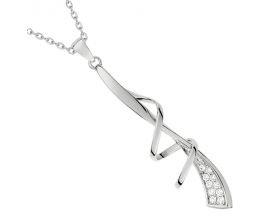 Collier empierré argent - ASCO22Z40