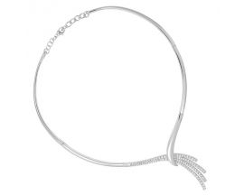 Collier empierré argent - ASCX21Z40
