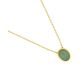 Collier plaqué or aventurine - 132570