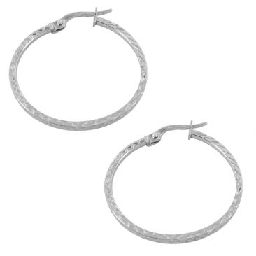 Boucles d'oreilles créoles or Lucas Lucor - XCRE163G