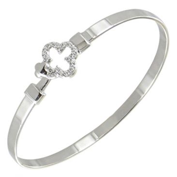 Bracelet jonc argent et oxydes Valenzi - LSL49105W
