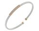 Bracelet jonc argent et oxydes Valenzi - TR3939WP