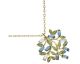 Collier argent doré et oxydes LINEARGENT - 18428-PE