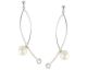 Boucles d'oreilles pendants argent perles & oxydes Stepec - BAE113