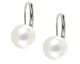 Boucles d'oreilles dormeuses argent perles Stepec - BADE80