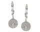 Boucles d'oreilles dormeuses argent oxydes Stepec - C41937/BO AG