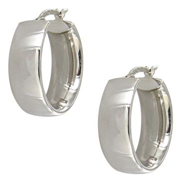 Boucles d'oreilles créoles argent Stepec - C42099/BO AG