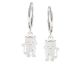 Boucles d'oreilles créoles chat argent Auro- C42118/BO AG
