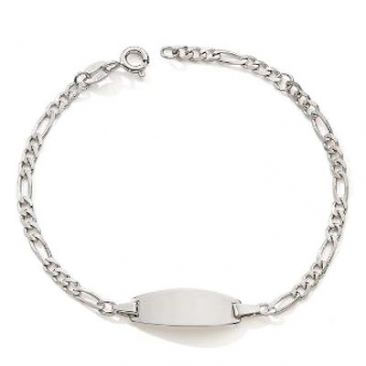 Bracelet gourmette bébé argent Stepec - cISTT