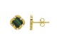 Boucles d'oreilles argent doré malachite et oxydes Charles Garnier - AGF170236E