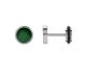 Boucles d'oreilles boutons acier Jourdan - JH250070E