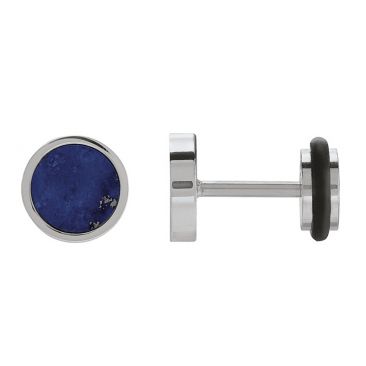 Boucles d'oreilles boutons acier Jourdan - JH250105E