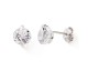 Boucles d'oreilles boutons or Stepec - EOJOg
