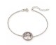 Bracelet arbre de vie argent et oxydes - cJBPB