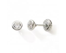 Boucles d'oreilles boutons or Stepec - nBPOSJgv