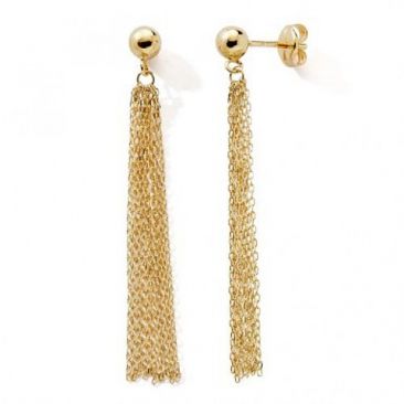 Boucles d'oreilles pendants or - BBEST