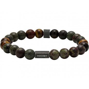 Bracelet perles & acier Rochet - HB2808
