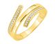 Bague oxydes plaqué or - 137063.1
