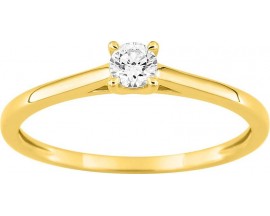 Bague solitaire or & diamant synthétique Diamanti - 9KLGD022Y
