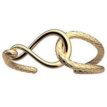 Bracelet jonc Les Georgettes - Icone infini finition or - 70447550100000
