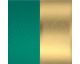 Cuir bracelet Les Georgettes - Jade/Doré 14 mm