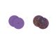 Cuirs boucles d'oreilles 16 mm Les Georgettes - Papillon/Paillettes Roses