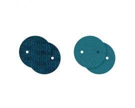 Cuirs boucles d'oreilles 25 mm Les Georgettes - EcaillesBleutées/Bleu Georgettes