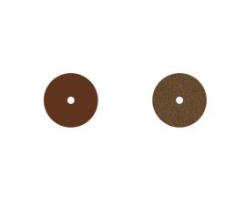 Cuir collier Les Georgettes - Terre cuite/Bronze 16 mm