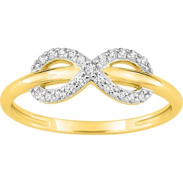 Bague infini or & oxydes - 197587.Z3