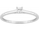 Bague solitaire or & diamant synthétique Stepec - 9KLGD021W