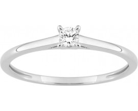 Bague solitaire or & diamant synthétique Stepec - 9KLGD021W