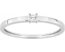 Bague solitaire or & diamant synthétique Diamanti - 9KLGD025W