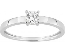Bague solitaire or & diamant synthétique Stepec - 9KLGD029W