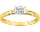 Bague solitaire or & diamant synthétique Stepec - 9KLGD038X