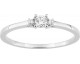 Bague solitaire or & diamants synthétiques Diamanti - 9KLGD041W