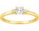 Bague solitaire or & diamants synthétiques Stepec - 9KLGD044Y