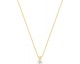 Collier or & diamant synthétique Stepec - 9KLGD063Y