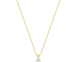 Collier or & diamant synthétique Stepec - 9KLGD063Y
