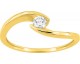 Bague solitaire or & diamant synthétique Diamanti - 9KLGD068Y
