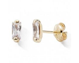 Boucles d'oreilles boutons or oxydes Stepec - BBTOP