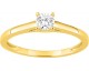 Bague solitaire or & diamant synthétique Stepec - 9KLGD024Y